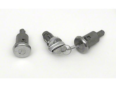 Ign Lock Cyl/Door Lock Set,w/Orig Style Keys,1958,61-64