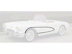 1958-1961 Corvette Side Cove Molding Set