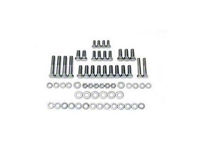 1958-1962 Corvette Bumper Replacement Bolt Kit Front (Convertible)