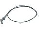 Hood Release Cable, With Handle, 1958-1962 (Convertible)