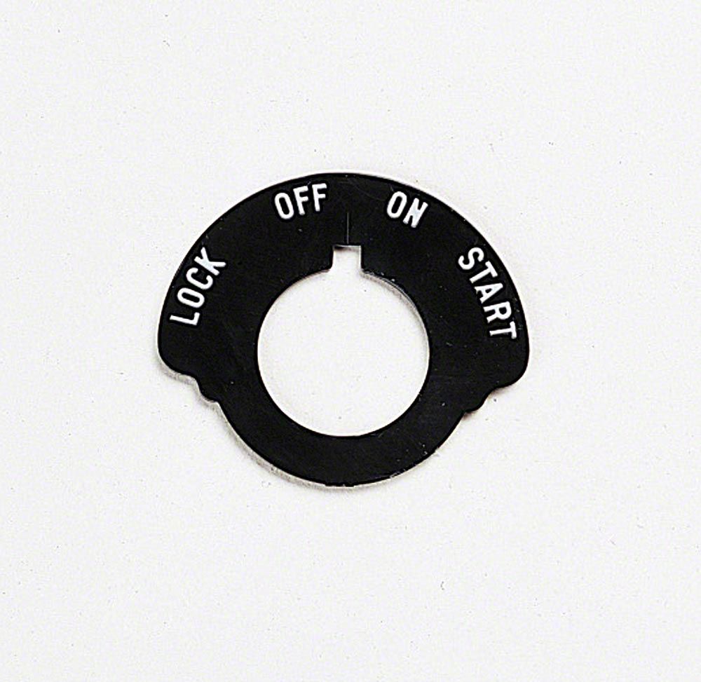 Ecklers Ignition Switch Bezel, 1958-1962 (Convertible)