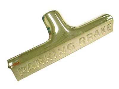 1958-1962 Corvette Parking Brake Handle White Letters (Convertible)