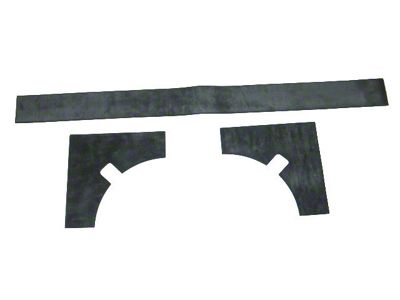 Radiator Seal Kit, Lower, 3-Piece, 1958-1962 (Convertible)