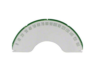 1958-1962 Corvette Speedometer Lens With Numbers (Convertible)