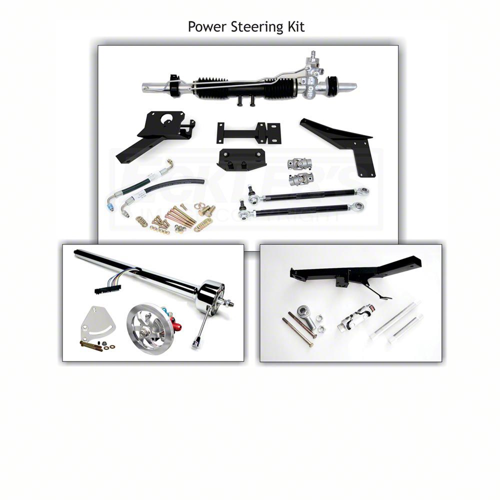 Ecklers Steeroids Power Steering Rack and Pinion Conversion Kit with
