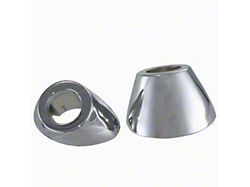 1958-1962 Corvette Windshield Wiper Bezels (Convertible)