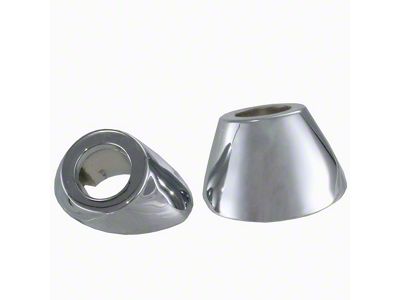 1958-1962 Corvette Windshield Wiper Bezels (Convertible)