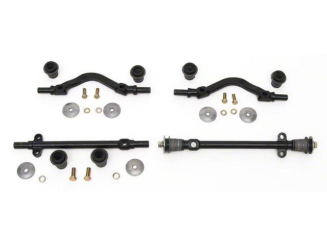 1958-1964 Chevy Control Arm Shafts Upper & Lower With Bushings & Hardware CPP