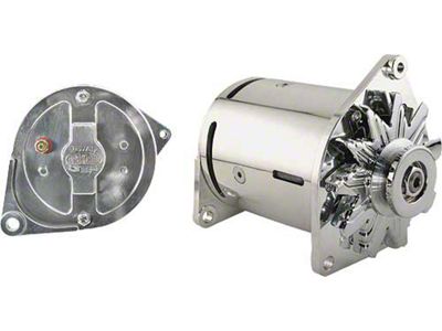 Powermaster 1958-1964 Ford Thunderbird Polished Aluminum PowerGen with Offset Left Hinge Mount