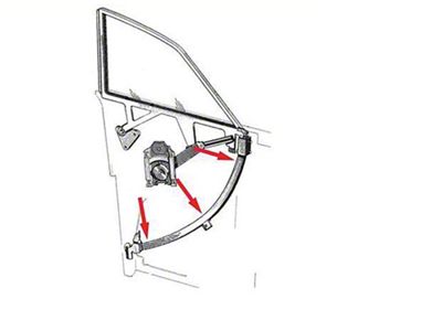 Convertible Quarter Glass Channel Relining (58-64 Impala)