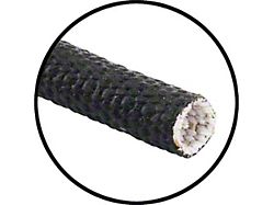 Wire Loom; 1/4-Inch; Black Flex Cloth (58-66 Ford Thunderbird)
