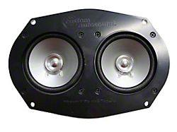 Custom Autosound Kenwood Dual Speaker Assembly; 4-Inch (Universal; Some Adaptation May Be Required)
