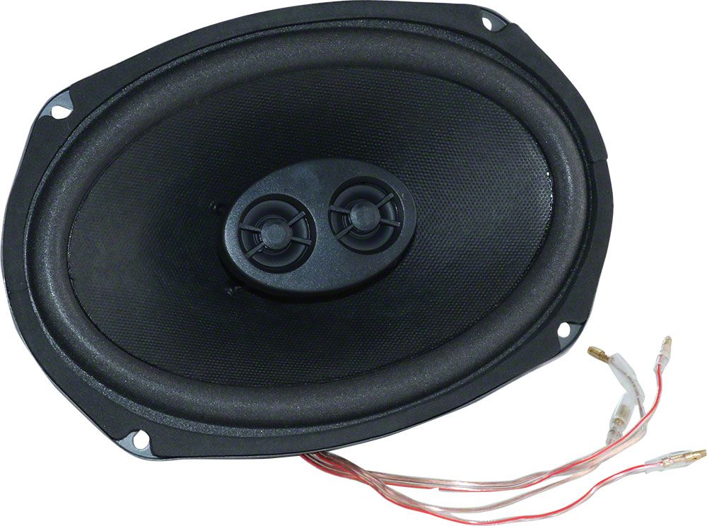 Custom Autosound Ecklers In-Dash Dual Voice Coil Speaker; 6x9-Inch