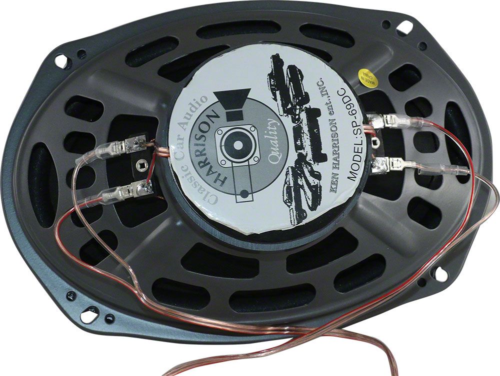 Custom Autosound Ecklers In-Dash Dual Voice Coil Speaker; 6x9-Inch