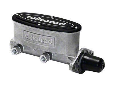 1958-1972 Chevy Wilwood Aluminum Tandem Master Cylinder, 1.0 Bore