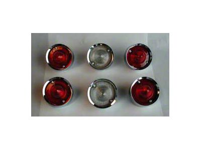 1958 Chevy Impala Taillight & Back-Up Light Assemblies