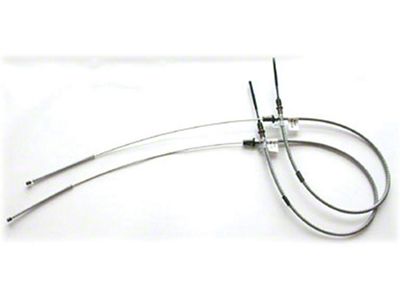 1958 Chevy Truck Parking Brake Cable Rear-Long Bed 3/4 Ton