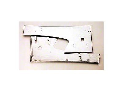 1958 Corvette Door Panel Supports Upper Metal (Convertible)