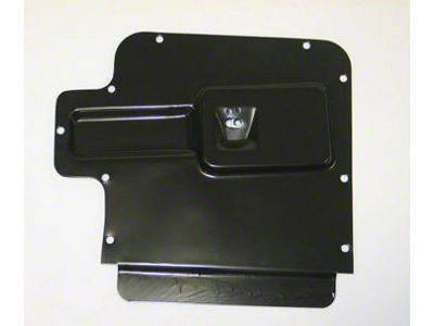 1958 Corvette Large Access Door Plate Left (Convertible)