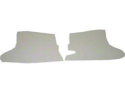 Trunk Side Filler Panels Fiberglass (1958 Corvette C1)