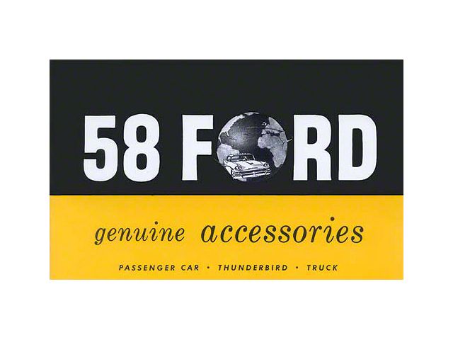 1958 Ford Car Accessory Brochure