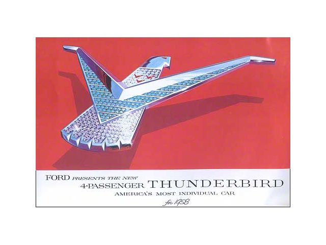 1958 Ford T Bird Sales Brochure