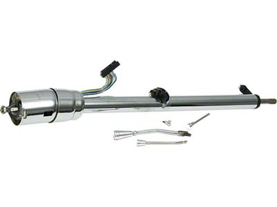 1958 Full Size Chevy ididit Chrome Column Shift Tilt Steering Column