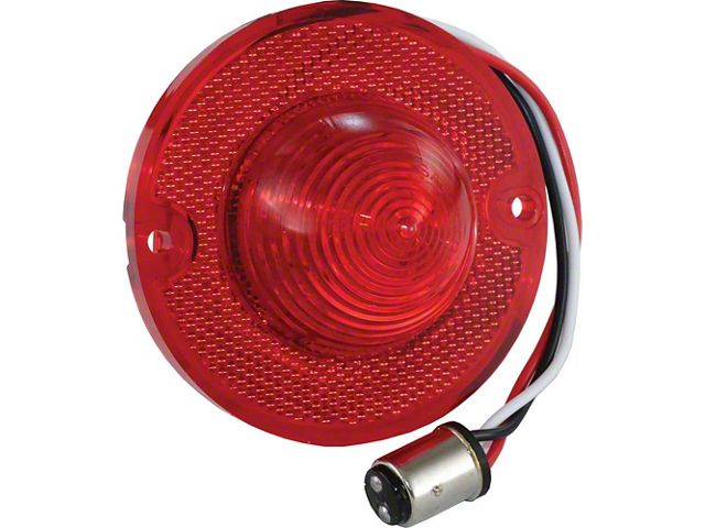 1958 Full Size Chevy United Pacific LED Taillight Lens Red