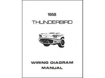 1958 Thunderbird Wiring Diagram Manual, 8 Pages