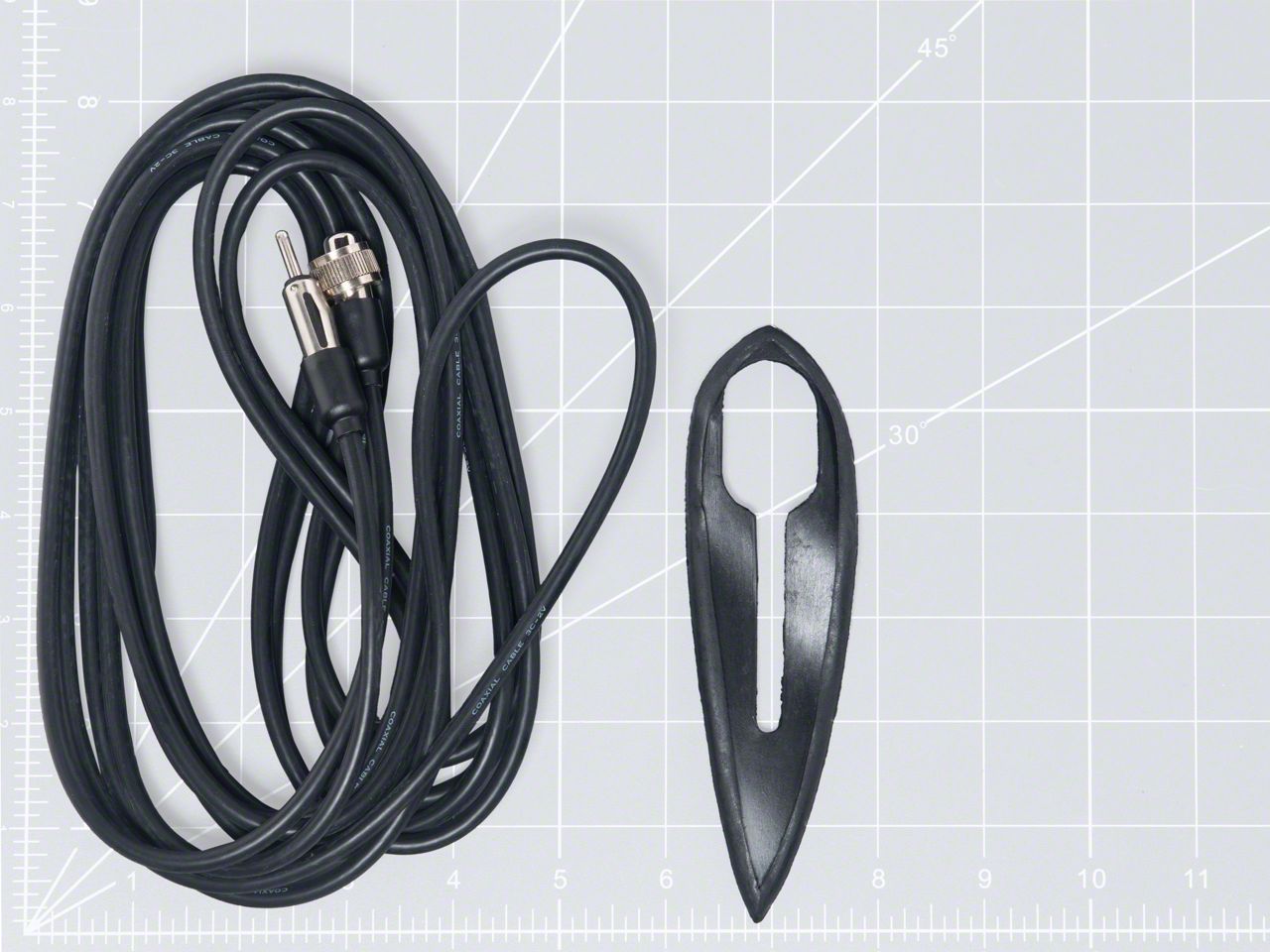 1958 Chevrolet Rear Antenna Assembly Set – Includes Mounting Hardware & 58 Chevy Parts Catalog – ACC Brand