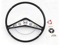 Steering Wheel with Horn Ring and Emblem (59-60 Impala)
