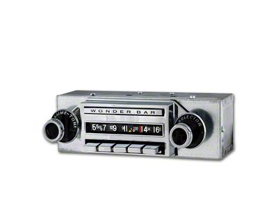 1959-1960 Corvette Antique Automobile Radio AM/FM with Bluetooth Wonderbar Stereo Shallow Box (Convertible)