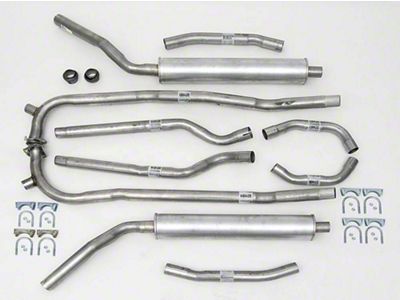 1959-1960 Corvette Exhaust System Aluminized With 2 x 4-Barrel Carburetors Or Fuel Injection (Convertible)