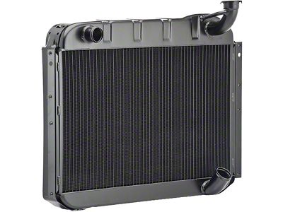 Pro Series Radiator; Black (55-60 Corvette C1 w/ Manual Transmission)