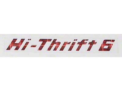 1959-1960 El Camino Valve Cover Decal Hi-Thrift