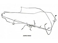 OEM Steel Power Brake Line Kit for Cars with Firewall-Mounted Booster (59-60 Ford Thunderbird)
