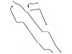 1959-1960 Ford Thunderbird Transmission Cooler Lines, 4-Piece OEM Steel