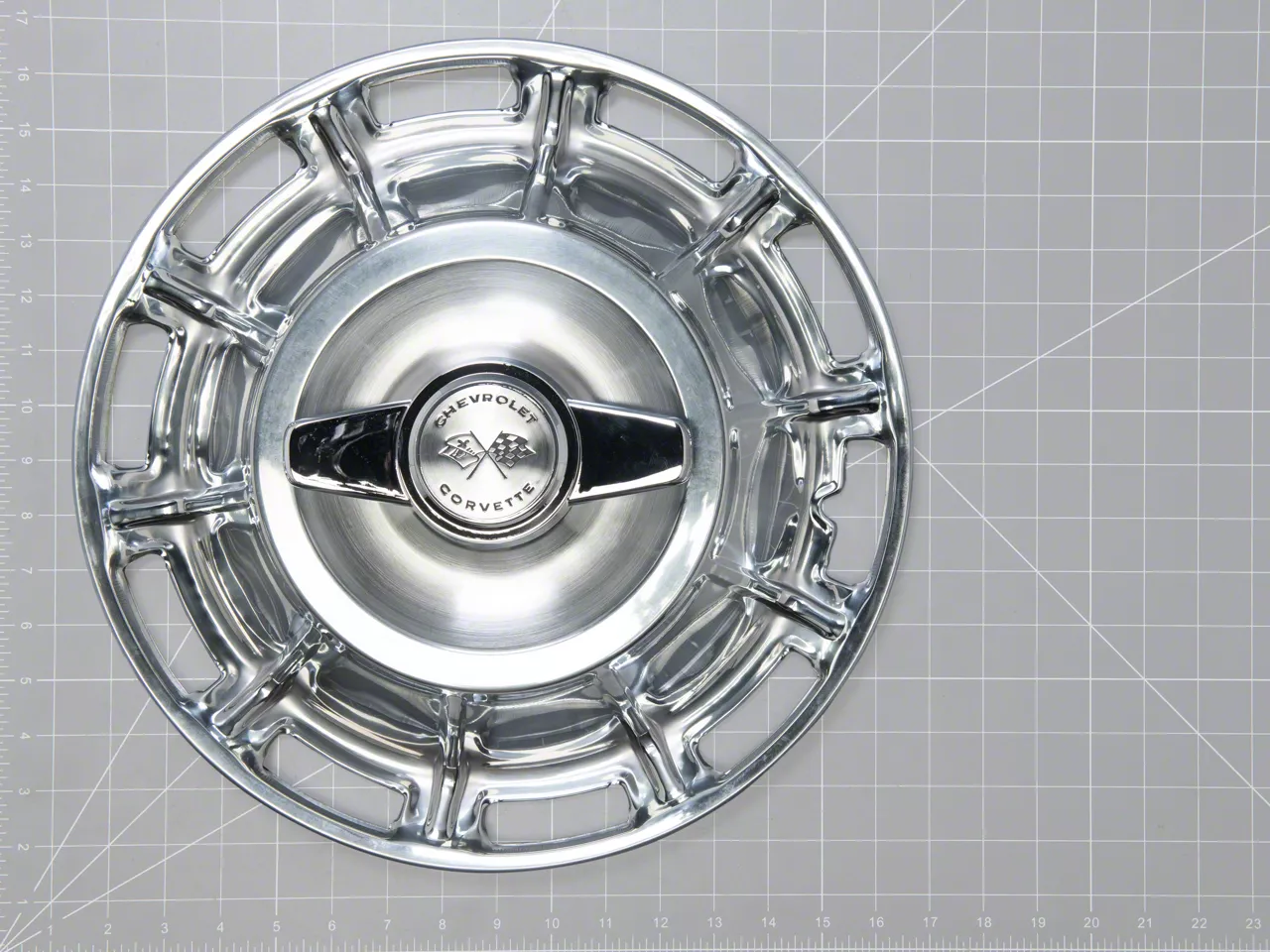 Spinners Corvette Hubcaps (59-62 C1) - with コルベット 1個 1959 