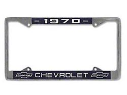 1959-1963 El Camino Dealership License Plate Frame, Chrome