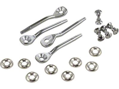 1959-1967 Corvette Sunvisor Mounting Hardware Kit