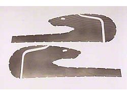 1959 Corvette Door And Kick Panel Metal Inserts (Convertible)