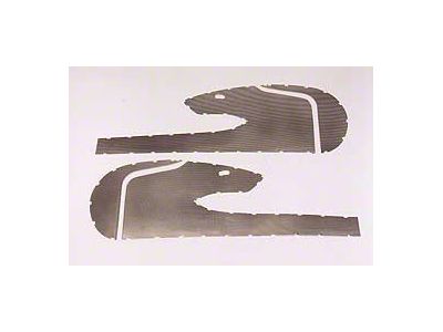 1959 Corvette Door And Kick Panel Metal Inserts (Convertible)
