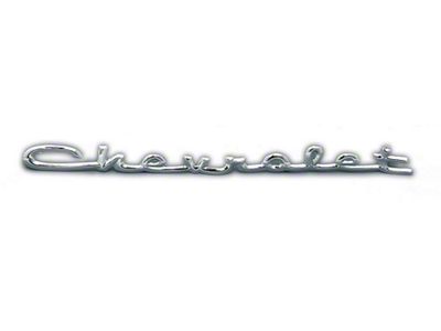 Chevrolet Hood Script,59