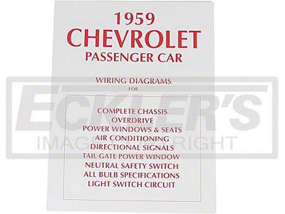 1959 Chevrolet Passenger Car Wiring Diagram