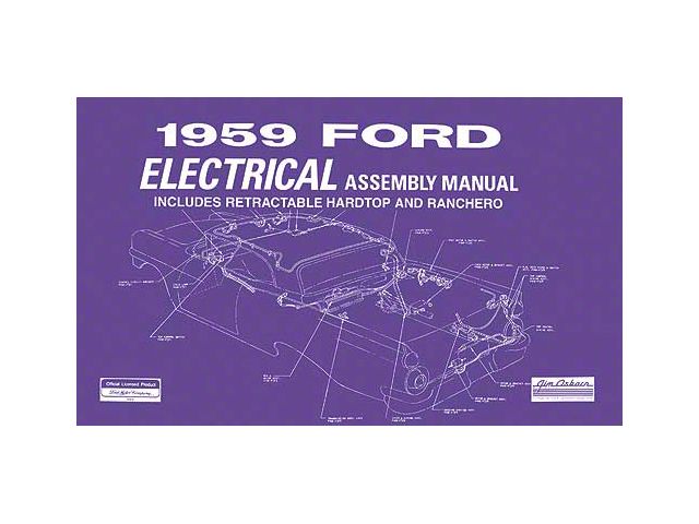 Electrical Assy Manual/ 59 Ford/ 158 Pages