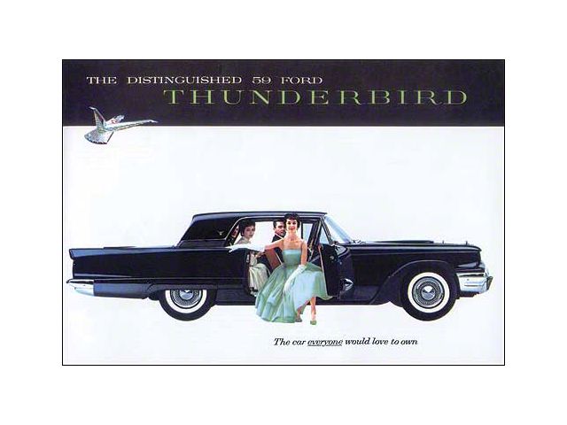 1959 Ford T Bird Sales Brochure