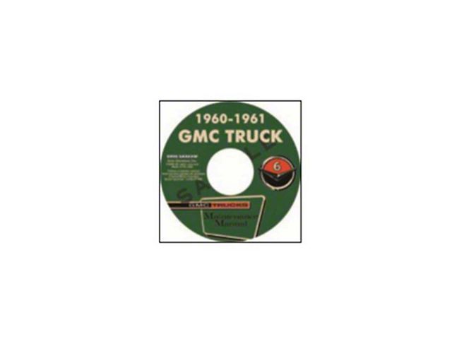 1960-1961 GMC Trucks Maintenance Manuals (CD-ROM)