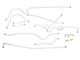 1960-1962 Chevy-GMC Truck 2WD 1/2-Ton Standard Cab Shortbed Power Disc Conversion Brake Line Set 11pc, OE Steel