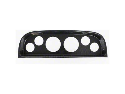 1960-1963 Chevy Truck Instrument Panel, Six Hole, Carbon Fiber Finish