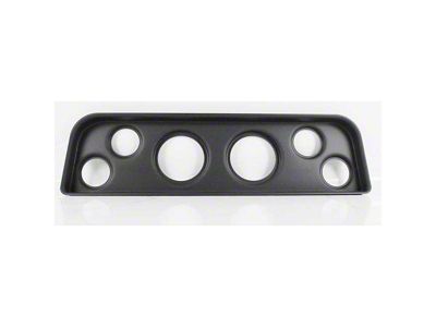 1960-1963 GMC Truck Instrument Panel, Six Hole, Black
